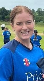 Kelly Evans - batted and bowled well again for Whitland Kelly Evans - batted and bowled well again for Whitland